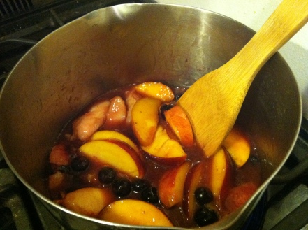 Heated fruit